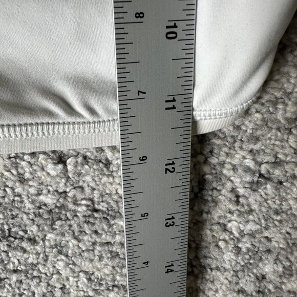 Lululemon Sports Bra Womens 8 White Strappy Crossback Yoga Athletic LW2543S - Picture 3 of 6